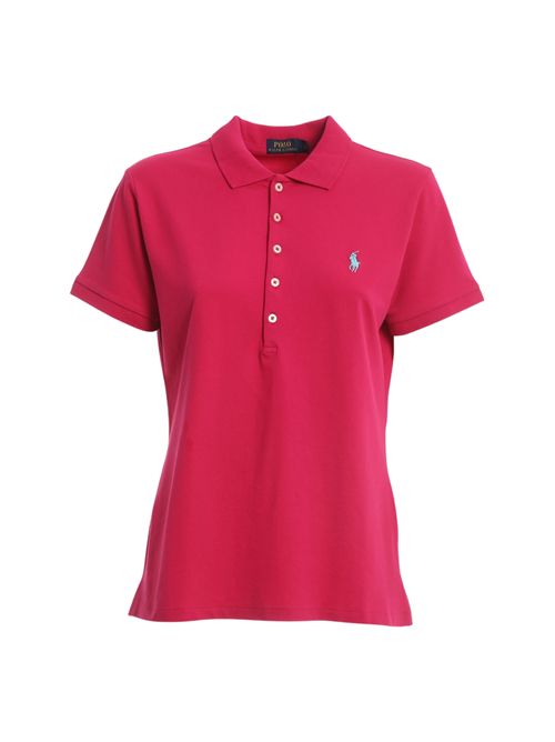 Polo in cotone con logo pink POLO RALPH LAUREN | 211870245034